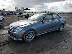 Mercedes-Benz C 350 salvage cars for sale: 2010 Mercedes-Benz C 350