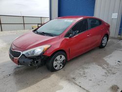 Salvage cars for sale at Haslet, TX auction: 2016 KIA Forte LX