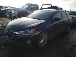 Salvage cars for sale at Elgin, IL auction: 2019 Hyundai Elantra SEL