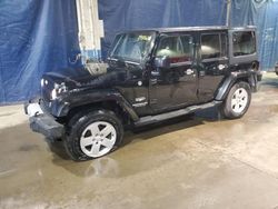 Salvage cars for sale at Woodhaven, MI auction: 2011 Jeep Wrangler Unlimited Sahara