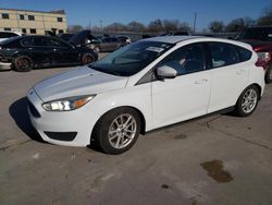 Salvage cars for sale at Wilmer, TX auction: 2015 Ford Focus SE