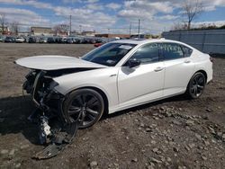 Salvage cars for sale from Copart Marlboro, NY: 2021 Acura TLX Tech A