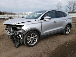 Salvage cars for sale at Columbia Station, OH auction: 2018 Lincoln MKC Select