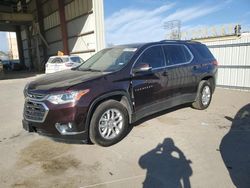 Salvage cars for sale from Copart Kansas City, KS: 2021 Chevrolet Traverse LT