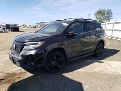 Honda Passport salvage cars for sale: 2019 Honda Passport Elite