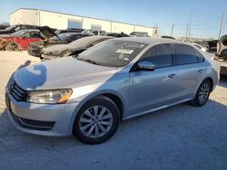 Salvage cars for sale at Haslet, TX auction: 2015 Volkswagen Passat S