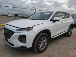 Salvage cars for sale at Houston, TX auction: 2019 Hyundai Santa FE SE