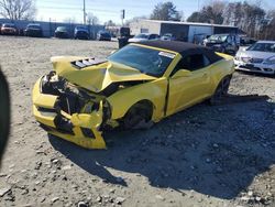 Salvage cars for sale from Copart Mebane, NC: 2015 Chevrolet Camaro 2SS