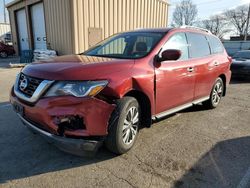 Salvage cars for sale from Copart Moraine, OH: 2017 Nissan Pathfinder S