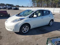 Nissan Leaf SV salvage cars for sale: 2012 Nissan Leaf SV