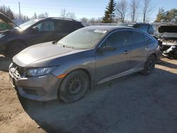 Salvage cars for sale at Bowmanville, ON auction: 2018 Honda Civic LX