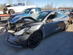 Salvage cars for sale from Copart Leroy, NY: 2020 Tesla Model 3