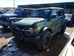 Salvage cars for sale from Copart Colorado Springs, CO: 2022 Ford Bronco Base