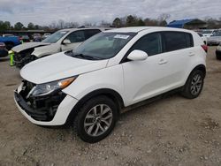 Salvage cars for sale at Florence, MS auction: 2016 KIA Sportage LX