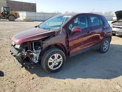 Salvage cars for sale from Copart Kansas City, KS: 2016 Chevrolet Trax LS