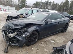 Salvage cars for sale from Copart West Warren, MA: 2018 Audi A5 Premium Plus S-Line