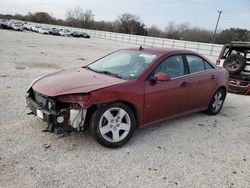 Salvage cars for sale from Copart San Antonio, TX: 2009 Pontiac G6