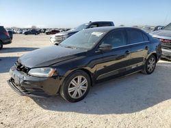 Salvage cars for sale at San Antonio, TX auction: 2017 Volkswagen Jetta S
