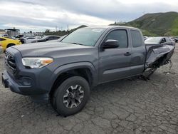 Salvage trucks for sale at Colton, CA auction: 2016 Toyota Tacoma Access Cab
