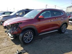 Salvage cars for sale from Copart Chicago Heights, IL: 2019 Hyundai Tucson Limited