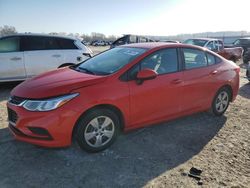 Salvage cars for sale at Cahokia Heights, IL auction: 2016 Chevrolet Cruze LS