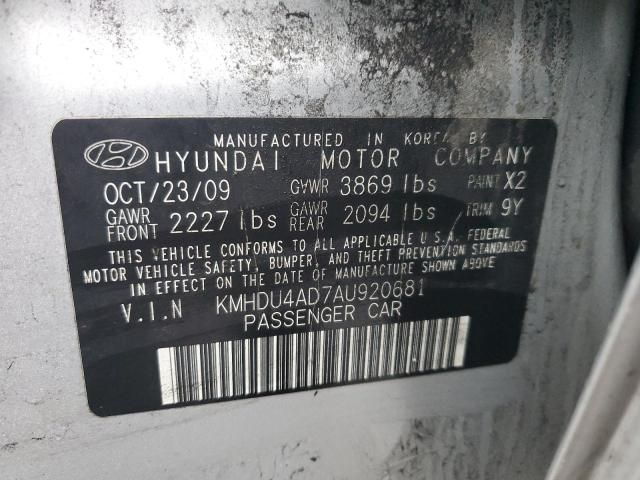 2010 Hyundai Elantra Blue