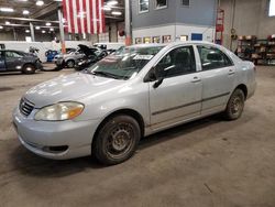 Toyota Corolla CE salvage cars for sale: 2005 Toyota Corolla CE