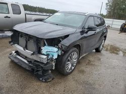 Toyota salvage cars for sale: 2021 Toyota Highlander Platinum