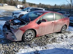 Vehiculos salvage en venta de Copart Candia, NH: 2021 Toyota Prius Prime LE