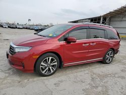 Vehiculos salvage en venta de Copart Corpus Christi, TX: 2022 Honda Odyssey Touring