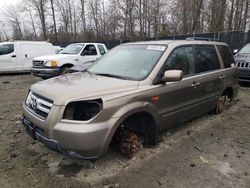 Honda salvage cars for sale: 2008 Honda Pilot EX