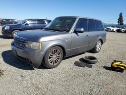 Land Rover Range Rover salvage cars for sale: 2010 Land Rover Range Rover HSE