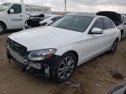 Mercedes-Benz c 300 4matic salvage cars for sale: 2016 Mercedes-Benz C 300 4matic