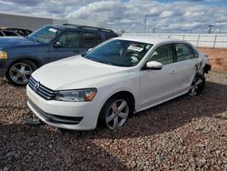 Volkswagen Passat SE salvage cars for sale: 2014 Volkswagen Passat SE