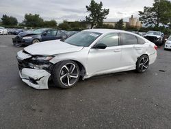 Salvage cars for sale at San Martin, CA auction: 2021 Honda Accord Sport