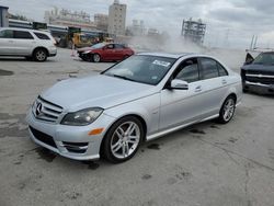 Salvage cars for sale at New Orleans, LA auction: 2012 Mercedes-Benz C 250