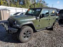 Jeep Wrangler salvage cars for sale: 2022 Jeep Wrangler Unlimited Rubicon 4XE