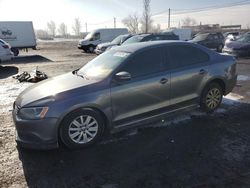 Salvage cars for sale at Montreal Est, QC auction: 2012 Volkswagen Jetta