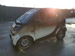 Smart Fortwo salvage cars for sale: 2006 Smart Fortwo