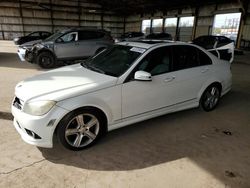 Mercedes-Benz C300 salvage cars for sale: 2010 Mercedes-Benz C300