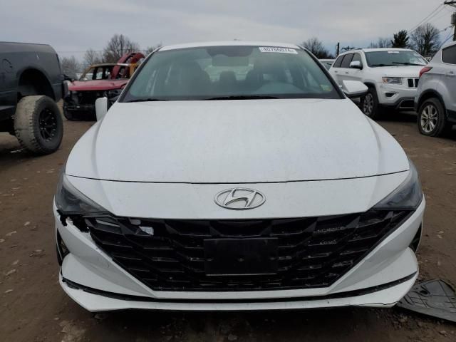 2022 Hyundai Elantra Blue