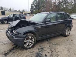 Salvage cars for sale from Copart Knightdale, NC: 2005 BMW X3 3.0I