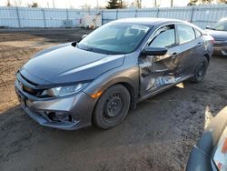 Salvage cars for sale from Copart Bowmanville, ON: 2019 Honda Civic LX