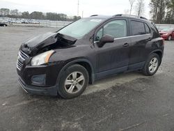 Salvage cars for sale at Dunn, NC auction: 2016 Chevrolet Trax 1LT