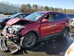 Salvage cars for sale at Exeter, RI auction: 2017 Hyundai Santa FE Sport