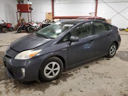 Salvage cars for sale at Center Rutland, VT auction: 2012 Toyota Prius