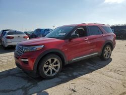 Salvage cars for sale from Copart Indianapolis, IN: 2020 Ford Explorer Platinum