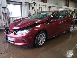 Chevrolet salvage cars for sale: 2017 Chevrolet Volt Premier