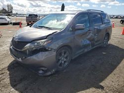 Salvage cars for sale at San Diego, CA auction: 2016 Toyota Sienna SE