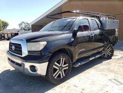 Salvage cars for sale at Hayward, CA auction: 2007 Toyota Tundra Double Cab SR5